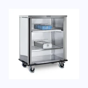 Closed Table Trolley with Shelves