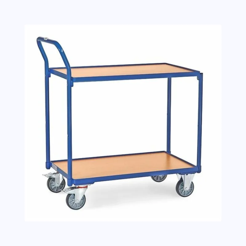 Table Trolley with 2 Shelves